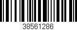 Código de barras (EAN, GTIN, SKU, ISBN): '38561286'