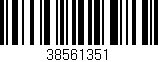 Código de barras (EAN, GTIN, SKU, ISBN): '38561351'