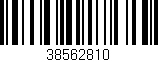 Código de barras (EAN, GTIN, SKU, ISBN): '38562810'