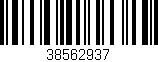 Código de barras (EAN, GTIN, SKU, ISBN): '38562937'