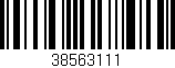 Código de barras (EAN, GTIN, SKU, ISBN): '38563111'