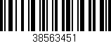 Código de barras (EAN, GTIN, SKU, ISBN): '38563451'
