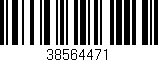 Código de barras (EAN, GTIN, SKU, ISBN): '38564471'
