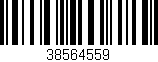 Código de barras (EAN, GTIN, SKU, ISBN): '38564559'