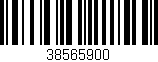 Código de barras (EAN, GTIN, SKU, ISBN): '38565900'
