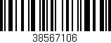 Código de barras (EAN, GTIN, SKU, ISBN): '38567106'