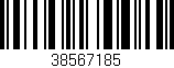Código de barras (EAN, GTIN, SKU, ISBN): '38567185'