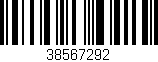 Código de barras (EAN, GTIN, SKU, ISBN): '38567292'