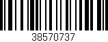 Código de barras (EAN, GTIN, SKU, ISBN): '38570737'