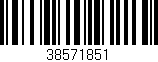 Código de barras (EAN, GTIN, SKU, ISBN): '38571851'