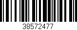 Código de barras (EAN, GTIN, SKU, ISBN): '38572477'