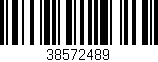 Código de barras (EAN, GTIN, SKU, ISBN): '38572489'