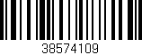 Código de barras (EAN, GTIN, SKU, ISBN): '38574109'