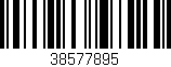 Código de barras (EAN, GTIN, SKU, ISBN): '38577895'