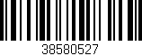 Código de barras (EAN, GTIN, SKU, ISBN): '38580527'