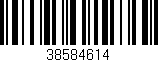 Código de barras (EAN, GTIN, SKU, ISBN): '38584614'