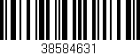 Código de barras (EAN, GTIN, SKU, ISBN): '38584631'