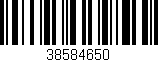 Código de barras (EAN, GTIN, SKU, ISBN): '38584650'