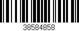 Código de barras (EAN, GTIN, SKU, ISBN): '38584858'