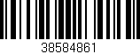 Código de barras (EAN, GTIN, SKU, ISBN): '38584861'