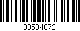Código de barras (EAN, GTIN, SKU, ISBN): '38584872'