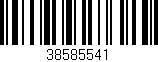Código de barras (EAN, GTIN, SKU, ISBN): '38585541'
