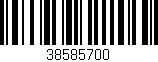 Código de barras (EAN, GTIN, SKU, ISBN): '38585700'