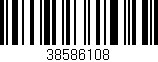 Código de barras (EAN, GTIN, SKU, ISBN): '38586108'