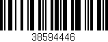 Código de barras (EAN, GTIN, SKU, ISBN): '38594446'