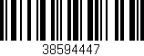 Código de barras (EAN, GTIN, SKU, ISBN): '38594447'