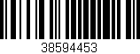 Código de barras (EAN, GTIN, SKU, ISBN): '38594453'