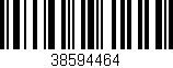 Código de barras (EAN, GTIN, SKU, ISBN): '38594464'
