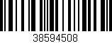 Código de barras (EAN, GTIN, SKU, ISBN): '38594508'