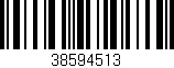 Código de barras (EAN, GTIN, SKU, ISBN): '38594513'