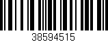 Código de barras (EAN, GTIN, SKU, ISBN): '38594515'