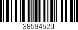 Código de barras (EAN, GTIN, SKU, ISBN): '38594520'