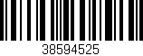 Código de barras (EAN, GTIN, SKU, ISBN): '38594525'