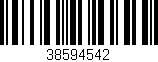 Código de barras (EAN, GTIN, SKU, ISBN): '38594542'