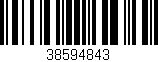 Código de barras (EAN, GTIN, SKU, ISBN): '38594843'