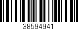 Código de barras (EAN, GTIN, SKU, ISBN): '38594941'
