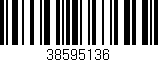 Código de barras (EAN, GTIN, SKU, ISBN): '38595136'