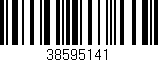 Código de barras (EAN, GTIN, SKU, ISBN): '38595141'