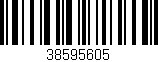 Código de barras (EAN, GTIN, SKU, ISBN): '38595605'