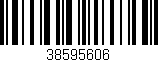 Código de barras (EAN, GTIN, SKU, ISBN): '38595606'