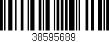 Código de barras (EAN, GTIN, SKU, ISBN): '38595689'