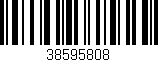 Código de barras (EAN, GTIN, SKU, ISBN): '38595808'