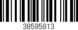 Código de barras (EAN, GTIN, SKU, ISBN): '38595813'