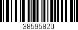 Código de barras (EAN, GTIN, SKU, ISBN): '38595820'