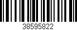 Código de barras (EAN, GTIN, SKU, ISBN): '38595822'