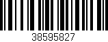 Código de barras (EAN, GTIN, SKU, ISBN): '38595827'